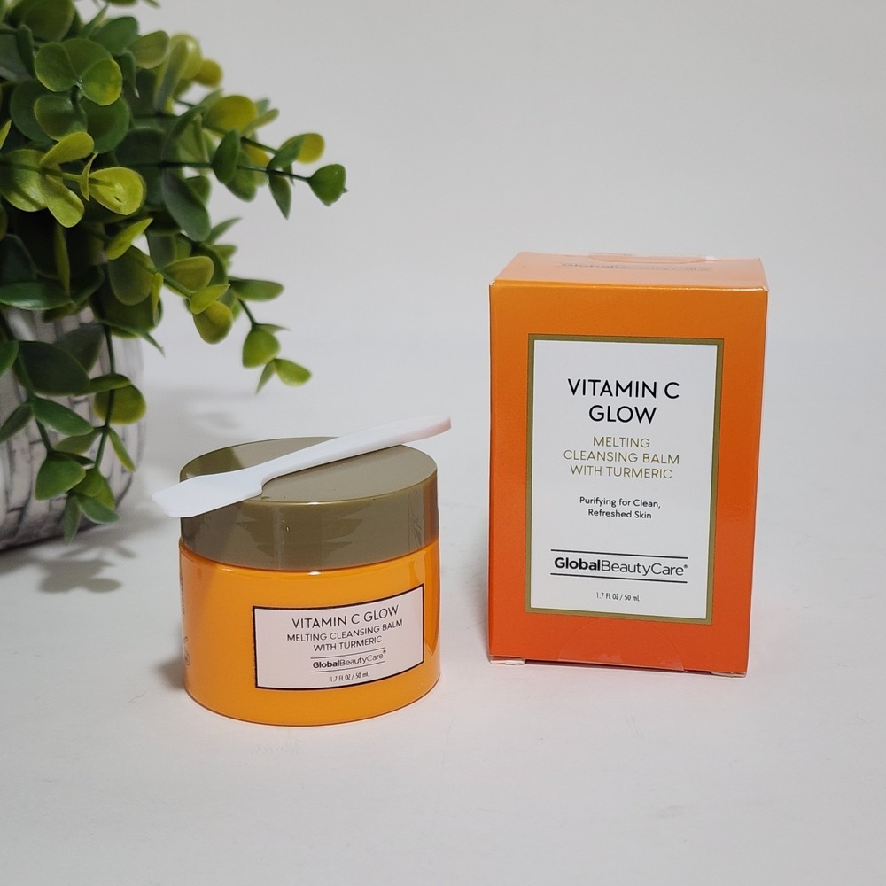Global Beauty Care Vitamin C Glow Melting Cleansing Balm with Turmeric 1.7 fl oz